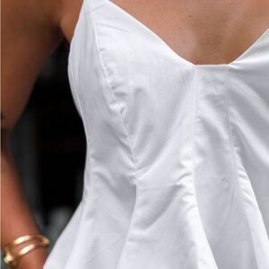 Zara Peplum strappy top